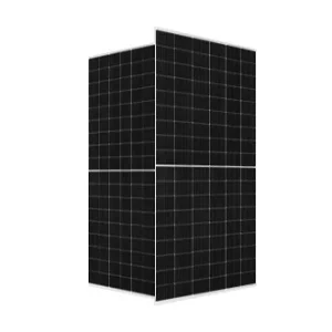 JA Solar 455W N-type Double Glass Bifacial LB Traceable Low Carbon with MC4-EVO2 connectors (Black Frame)