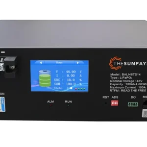 Solarix SunPays 48V 100Ah LiFePo4 Single Battery